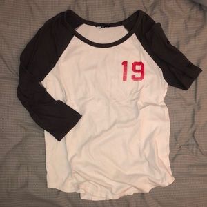 ae baseball style tee